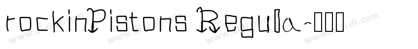 rockinPistons Regula字体转换